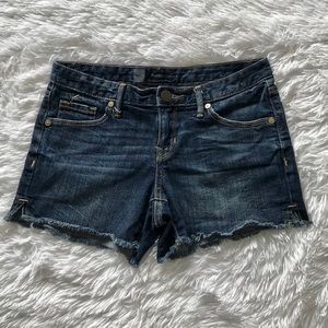 Frayed Jean Shorts